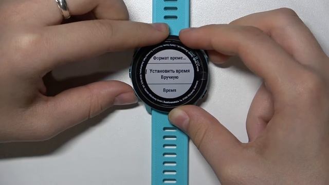 Как поменять время вручную на часах GARMIN Forerunner 55 GPS смотреть онлайн