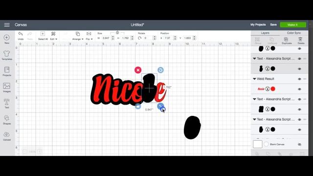 Cricut Users: How To Shadow (Alexandria Script Font) смотреть онлайн