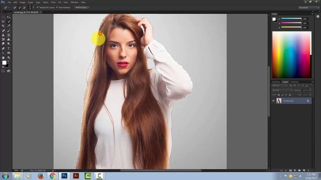 How to Remove Background in Photoshop CC [Easy Trick] смотреть онлайн