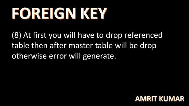 #15 HOW TO APPLY FOREIGN KEY IN ORACLE BY MR. AMRIT KUMAR смотреть онлайн