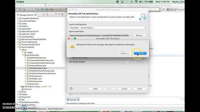 Eclipse Export as a Runnable Jar смотреть онлайн