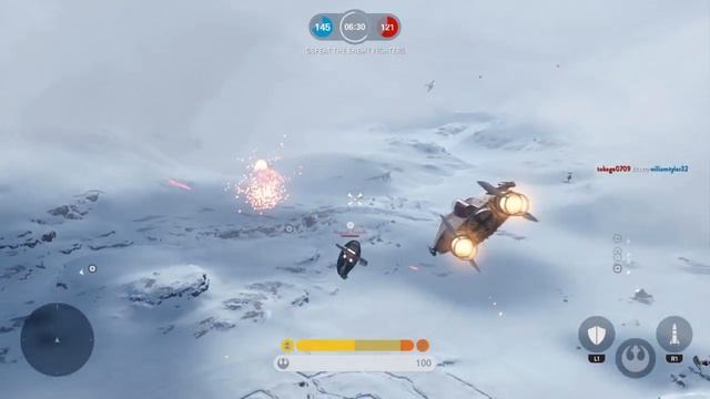 STAR WARS Battlefront Fighter Squadron Glitch смотреть онлайн