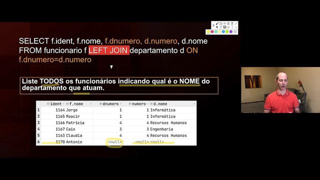 Banco de Dados - Linguagem SQL - Consultas Combinadas - SELECT - JOIN смотреть онлайн