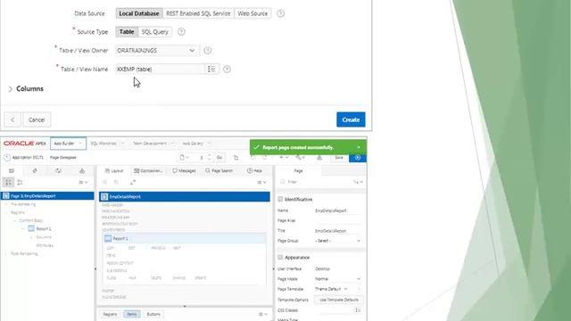Oracle APEX - EmployeeDetails Report смотреть онлайн