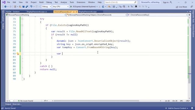 #GoogleChrome #Password #Hacking #BouncyCastle | Visual Studio C# смотреть онлайн