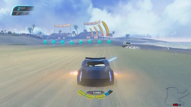 Cars 3 Driven To Win | Jackson Storm - Battle Race (Oil Slicks) | Fireball Beach Backwoods Rally смотреть онлайн