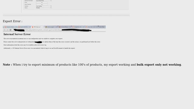 Magento: How can i solve 500 Internal Server Error during only product export? (2 Solutions!!) смотреть онлайн
