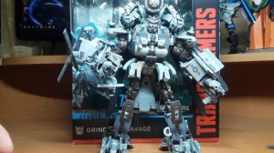 Transformers studio series 73 Grindor review обзор на огромную фигурку робота десептикона от Hasbro