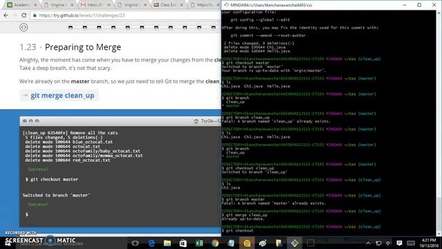 Chapter3 2 CSC200 Git Part6 смотреть онлайн
