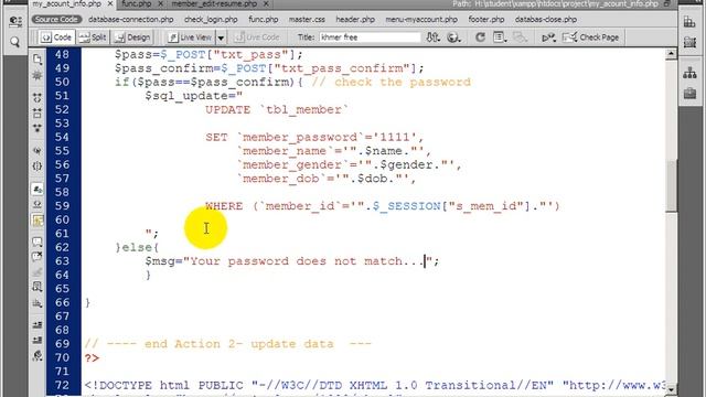 PHP Project - Function Uploading Data - Part 35 смотреть онлайн