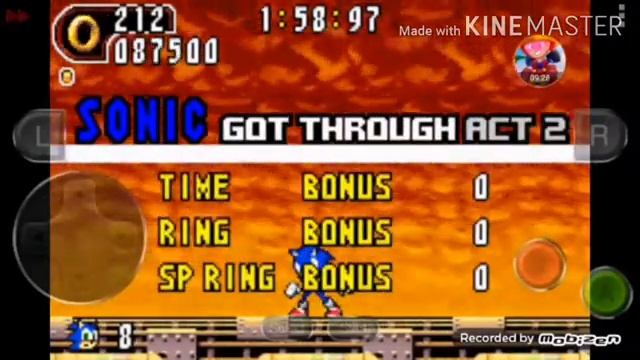 Прохождение игры Sonic Andvence 2 Gba#1 Соник