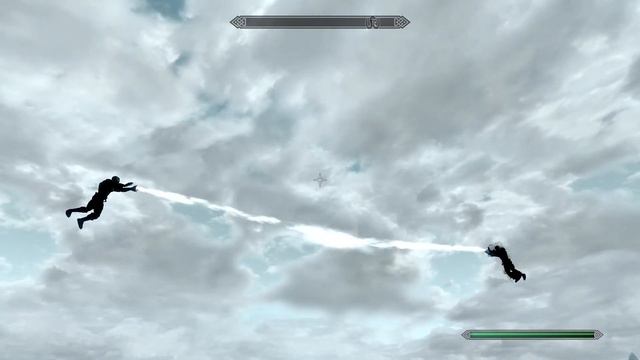 Spawn Vs. Spawn Flying/Teleporting In Skyrim (Non-edited)