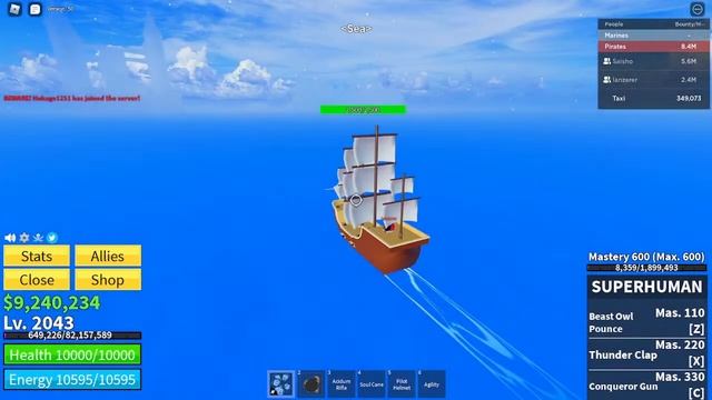 3rd Sea Boss Locations & Rewards! Blox Fruit Roblox смотреть онлайн