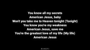 Nessa Barrett - american jesus (Acoustic Karaoke)