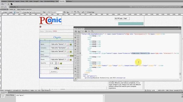 PConic.com How to submit and Validate form using PHP смотреть онлайн