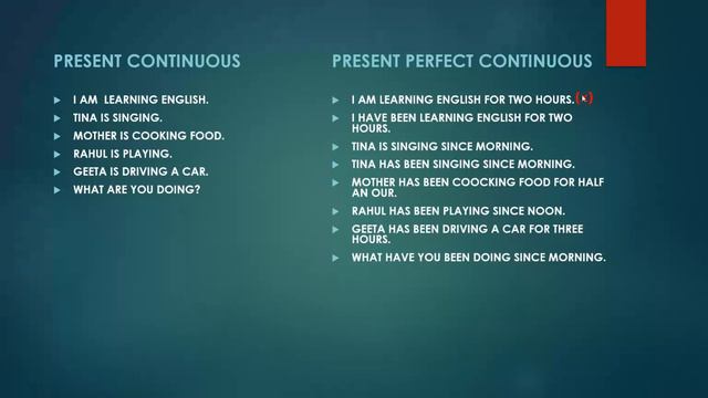 Present Continuous Tense और Present Perfect Continuous में क्या अंतर है? смотреть онлайн