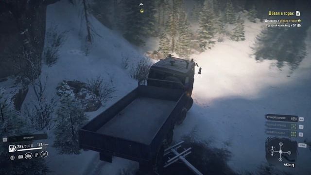 SnowRunner # Доставка Бытовки На Санях # Утерянный Прицеп # Улучшение # Обвал В Горах смотреть онлайн