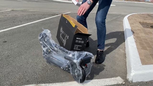 Распаковка электросамоката Kugoo S3 смотреть онлайн