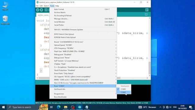 Kontrol Servo via ESPNOW - WEMOS/ ESP8266 смотреть онлайн