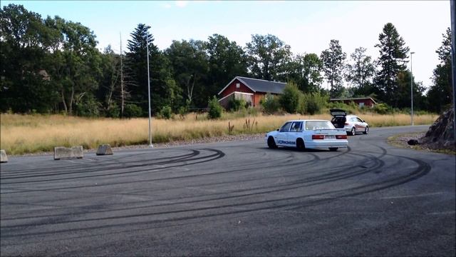 Erlandsson Racing burnar för Bilsport inför repotaget. смотреть онлайн