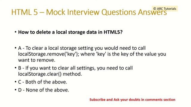 HTML5 interview questions and answers | HTML interview questions | Mock interview html and css смотреть онлайн