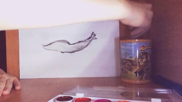 Рисуем гуся Краской смотреть онлайн