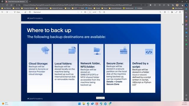 Acronis Cyber Protect Cloud - Advanced Backup | 2- Configuring Backup смотреть онлайн