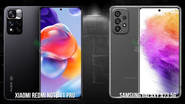 Xiaomi Redmi Note 11 Pro против Samsung Galaxy A73 5G смотреть онлайн