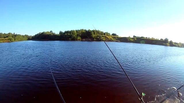 Рыбалка на реке Сысола в конце июля 2018 смотреть онлайн