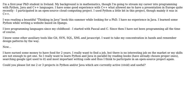 Getting involved in an open-source Python-Java project смотреть онлайн