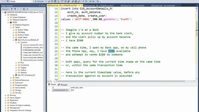 How to use the TimeStamp data type in SQL Server. (part 2 of 2) смотреть онлайн