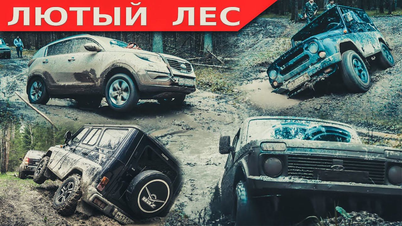 Бешеный Kia Sportage снова в деле. Jeep Grand Cherokee, Mitsubishi L200, Нива, УАЗ Hunter и др. смотреть онлайн