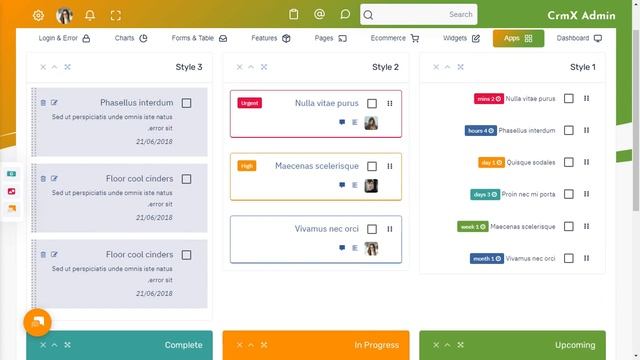 CRM Admin Dashboard Template Bootstrap 5 with RTL Light Theme смотреть онлайн
