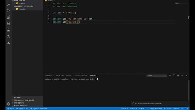 Learn Javascript from beginner to Advanced(Variables, if conditions) 1/2 смотреть онлайн