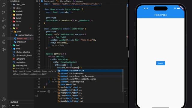 How to Sign Out Firebase User in Flutter | Flutter Firebase Tutorial #6 смотреть онлайн