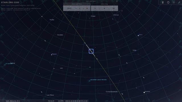 Starlink satellite train tracks across Australian skies - Sydney, Melbourne and Adelaide смотреть онлайн