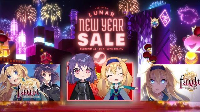 fault series Lunar New Year Sale 2021 Video - Live2D fun смотреть онлайн