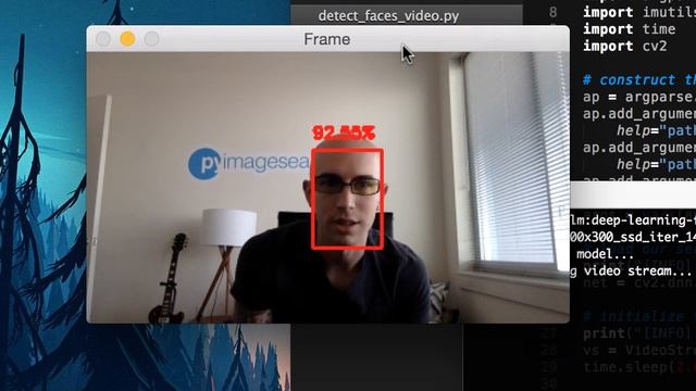 Face detection with OpenCV and deep learning смотреть онлайн