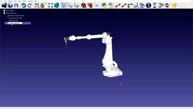 3D printing with a robot - RoboDK смотреть онлайн