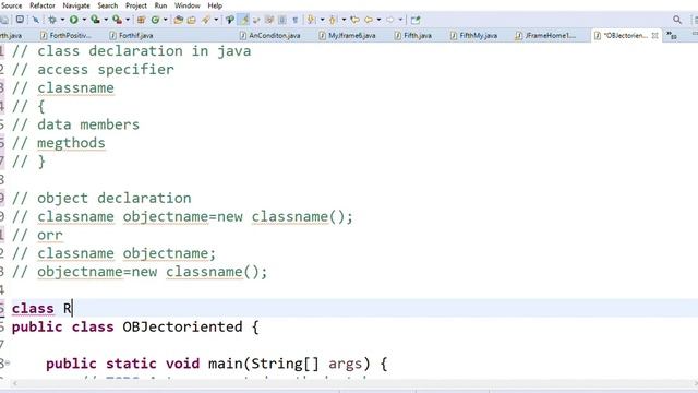 class-24 | Class and Object in Java | Object Oriented Programming | смотреть онлайн
