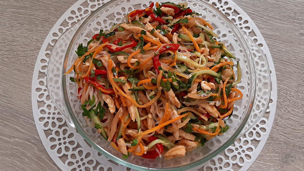 Салат с Фунчозой смотреть онлайн