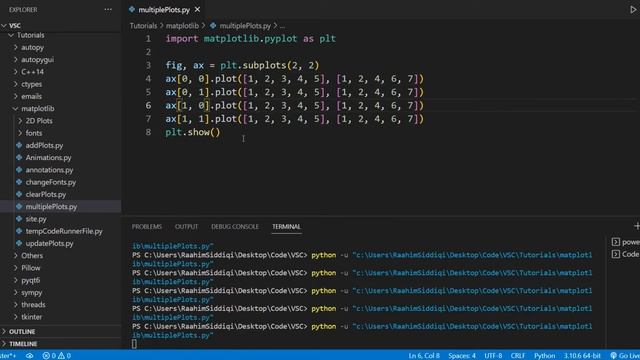 Matplotlib Series Part#17 - Creating Multiple Subplots смотреть онлайн