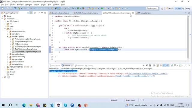 Exception Handling | Try With Resource | Custom Exception In Java | | Tech IQ Lab #java #learning смотреть онлайн