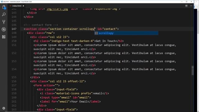 Materialize Tutorial #25 - Scrollspy смотреть онлайн