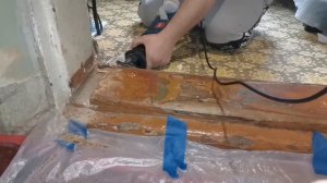 Как мы дом ломали ?♀️. Уменьшаем порог между комнат. Ох эти старые постройки