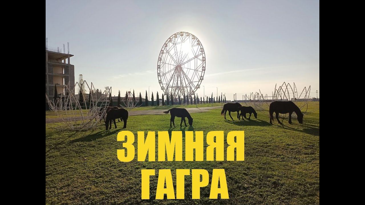 Абхазия в декабре. Начало зимы в Гаграх смотреть онлайн