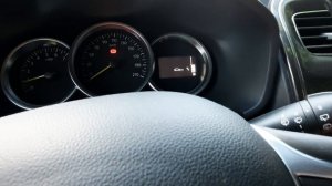 Как убрать "Индикатор ключ" на панели приборов Renault Sandero Stepway 2