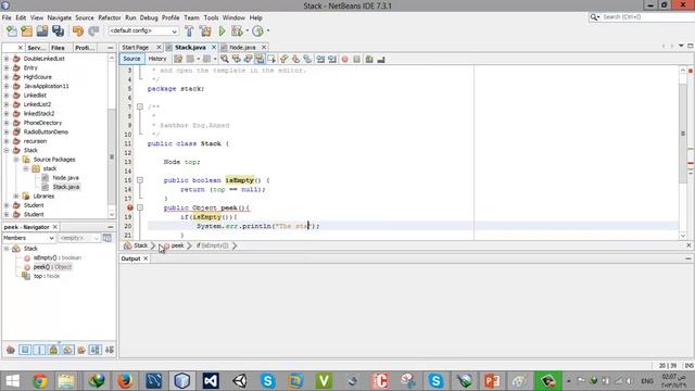 Data structure : The stack in java смотреть онлайн