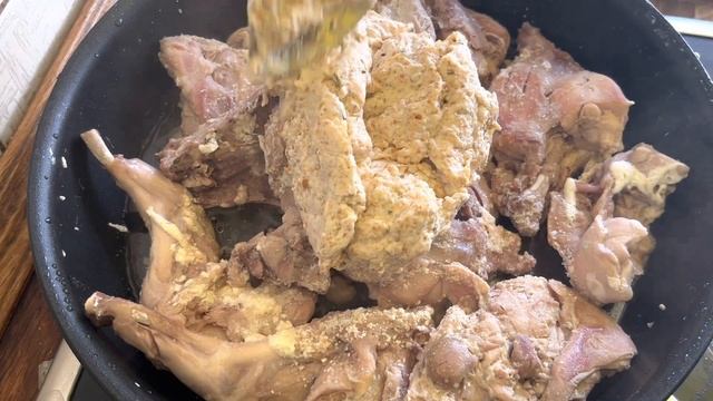 КРОЛИК В БЕШАМЕЛЬ ГУСТОМ СЛИВОЧНОМ СОУСЕ НИЗКОУГЛЕВОДНОМ #lowcarb #диета #похудение #кето #пп