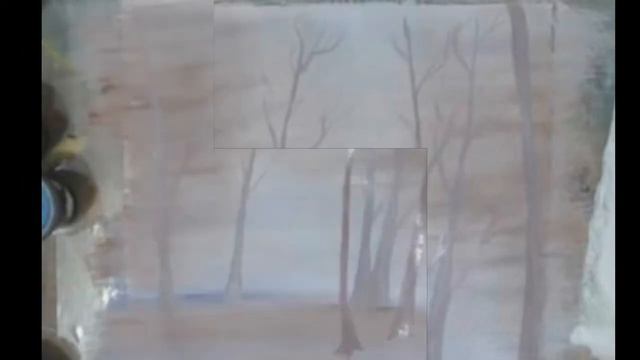 Рисуем осенний пейзаж смотреть онлайн